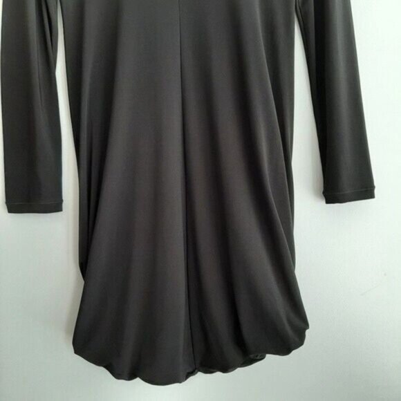 JOSEPH RIBKOFF Light Fabric Cardigan Black Twist Hem Sz 8 - Picture 8 of 9